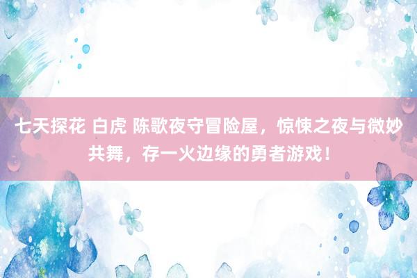 七天探花 白虎 陈歌夜守冒险屋，惊悚之夜与微妙共舞，存一火边缘的勇者游戏！